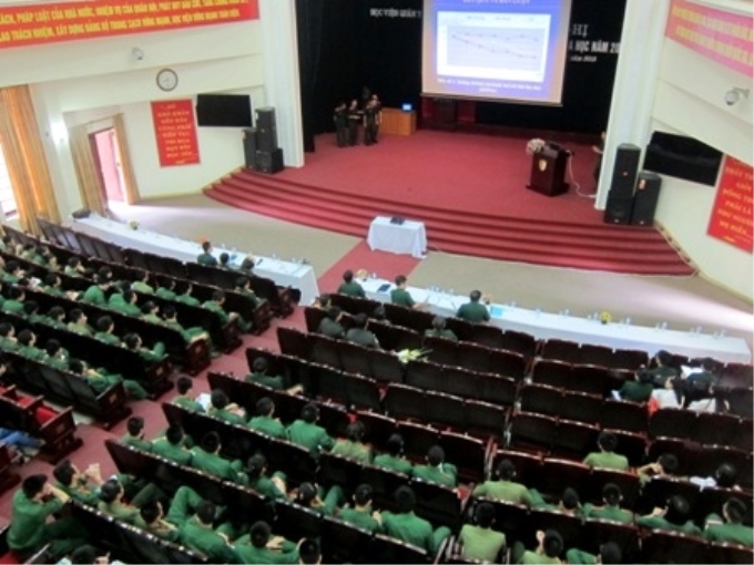 Hội nghị sinh viên nghiên cứu khoa học Học viện Quân y năm 2015.